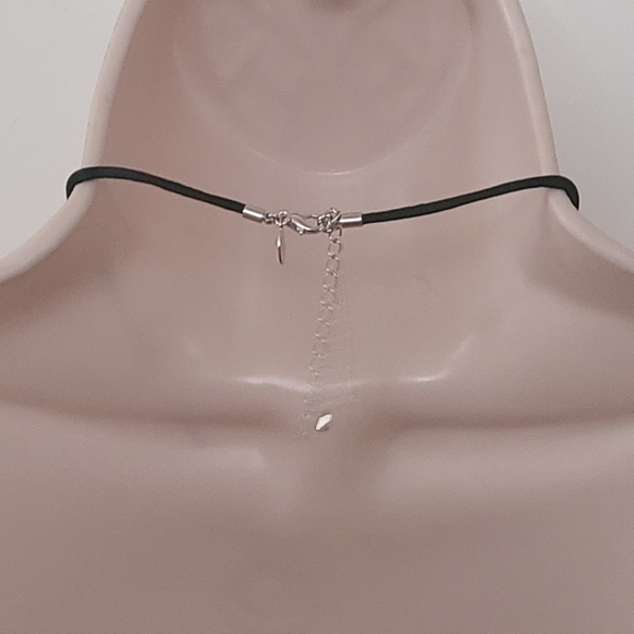 Y2K Contemporary StylePave Circle Pendant Set - Picture 8 of 12